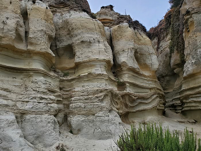 sandstone cliffs